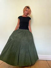 Load image into Gallery viewer, Emma's Emporium Corduroy full length gypsy skirt