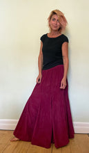Load image into Gallery viewer, Emma's Emporium Corduroy full length gypsy skirt