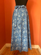 Load image into Gallery viewer, Floral Paisley Cotton Wrap Maxi Skirt