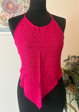 Load image into Gallery viewer, Sequin Tie Back Sun Top