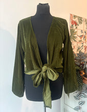 Load image into Gallery viewer, Velvet Tie Top