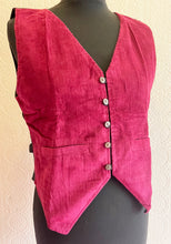 Load image into Gallery viewer, Buy now online from Emma's Emporium. Emma's Emporium unisex cotton corduroy waistcoats. Waistcoat for men and women. Emma's Emporium ethical slow fashion, funky hippie boho clothing.