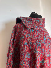 Load image into Gallery viewer, Buy now online from Emma's Emporium! Fleecy fleece vegan wool warm winter hippie hippy poncho, with collar, pocket and tassel edge. Perfect for cool summer evenings and hippie festivals. Shop Emma's Emporium ethical fair trade slow fashion and alternative women's clothing and apparel.