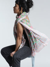 Load image into Gallery viewer, Buy now, shop Emma's Emporium online. Light pure cotton sarong scarf scarves, perfect shawl, wrap, thro or cover; featuring delicate floral prints in mixed colours. Shop Emma's Emporium slow fashion, hippie hippy boho festival women's clothing and accessories. unisex hippie clothing and apparel.