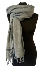 Load image into Gallery viewer, Buy now online From Emma's Emporium alternative women's slow ethical fashion and hippie hippy boho festival shop. Unisex pure cotton natural summer winter scarf in bright bold and earthy colours.