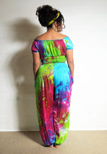 Load image into Gallery viewer, Emma's Emporium bright colourful tie dye rayon sun top. Buy online, Emma's Emporium slow, ethical, fair trade women's clothing and festival fashion.