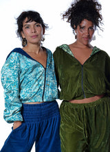 Load image into Gallery viewer, Reversible Velvet Hoodie