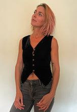 Load image into Gallery viewer, Buy now online from Emma's Emporium; smart casual hippie velvet waistcoat. Shop Emma's Emporium ethical unisex fashion clothing, slow fashion, fair trade, hippie hippy alternative festival clothes