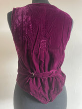 Load image into Gallery viewer, Buy now online from Emma's Emporium; smart casual hippie velvet waistcoat. Shop Emma's Emporium ethical unisex fashion clothing, slow fashion, fair trade, hippie hippy alternative festival clothes