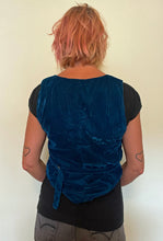 Load image into Gallery viewer, Buy now online from Emma's Emporium; smart casual hippie velvet waistcoat. Shop Emma's Emporium ethical unisex fashion clothing, slow fashion, fair trade, hippie hippy alternative festival clothes