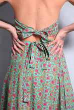 Load image into Gallery viewer, Buy now online from Emma's Emporium. Emma's Emporium floral backless sun top, Shop online, Emma's Emporium ethical slow fashion, boho, festival, hippie, women's clothing.