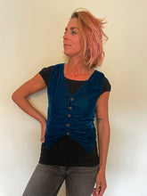 Load image into Gallery viewer, Buy now online from Emma's Emporium; smart casual hippie velvet waistcoat. Shop Emma's Emporium ethical unisex fashion clothing, slow fashion, fair trade, hippie hippy alternative festival clothes
