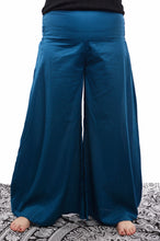 Load image into Gallery viewer, Buy now online from Emma's Emporium! Extra wide leg palazzo flare loose fit trousers made from soft organic cotton.