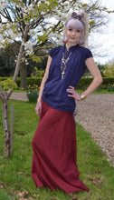 Load image into Gallery viewer, Emma's Emporium plain cotton extra wide leg palazzo trousers. Buy now online from Emma's Emporium! Extra wide leg palazzo flare loose fit trousers made from soft organic cotton.