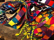 Load image into Gallery viewer, Hand Woven Cotton Belt, strap, or hat band, from Guatemala