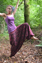 Load image into Gallery viewer, Emma&#39;s Emporium winter fleece harem alibaba trousers, festival, lounge, fun trousers. For Sale.

