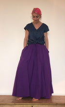 Load image into Gallery viewer, Full length cotton gypsy skirt, available to buy now from Emma&#39;s Emporium
