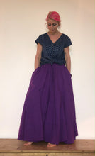 Load image into Gallery viewer, Full length cotton gypsy skirt, available to buy now from Emma's Emporium