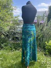 Load image into Gallery viewer, Buy now online from Emma&#39;s Emporium! Tie dye cotton lycra maxi skirt, complete your summer festival hippy look with Emma&#39;s Emporium&#39;s colourful alternative hippy clothing.
