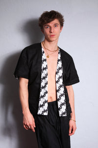 Emma's Emporium Black & White Unisex Reversible Jacket