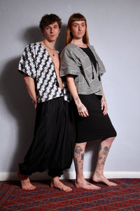 Emma's Emporium Black & White Unisex Reversible Jacket