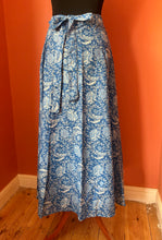 Load image into Gallery viewer, Floral Paisley Cotton Wrap Maxi Skirt
