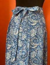Load image into Gallery viewer, Floral Paisley Cotton Wrap Maxi Skirt
