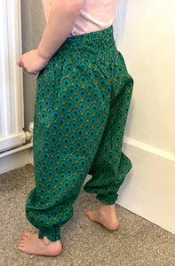 Children's Print Cotton GENIE Trousers