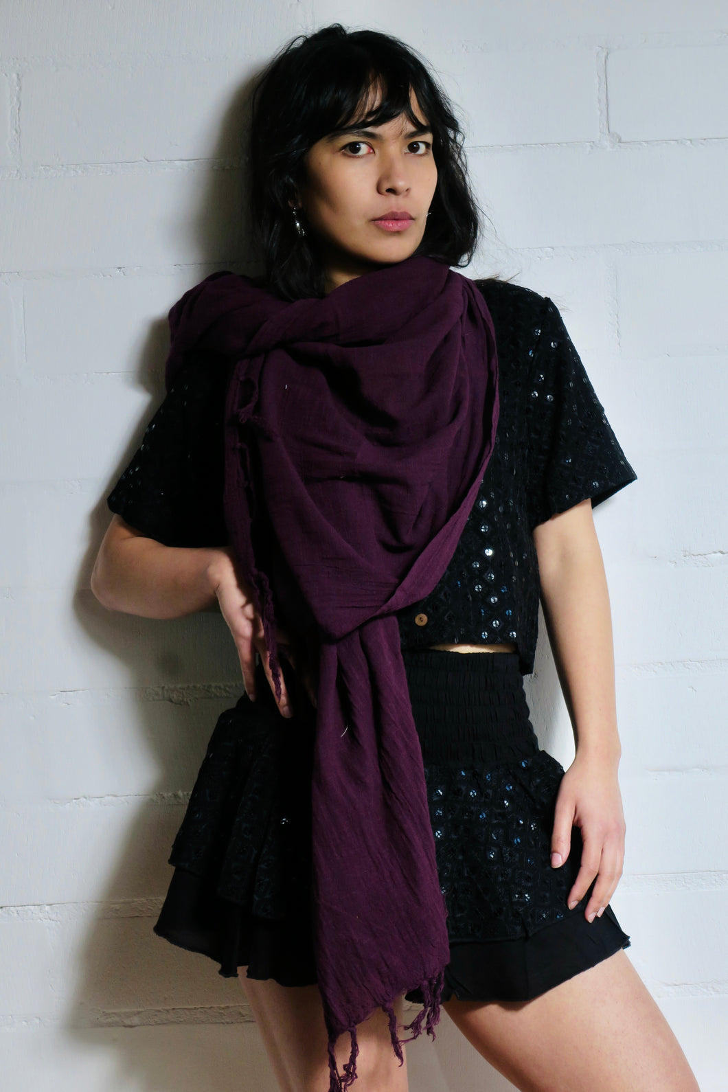 Emma s Emporium Natural Cotton scarf Emma s Emporium Clothing