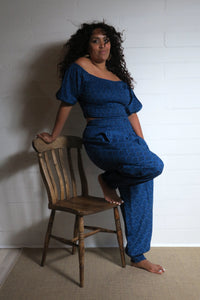 Buy now online from Emma's Emporium, blue cotton peacock print bandeau sun summer top, perfect for beach, festival and party. Emma's Emporium designs and sources fair trade ethical women's clothing, gifts and accessories. Fun and fair hippie clothes and boho festival fashion.