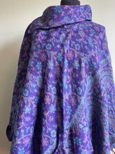 Load image into Gallery viewer, Emma&#39;s Emporium paisley fleece unisex hippie warm poncho

