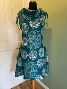 Buy now online from Emma's Emporium, fleece cowl neck winter dress