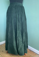 Load image into Gallery viewer, Corduroy full length gypsy skirt
