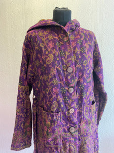Emma's Emporium Fleecy Hooded Paisley Jacket