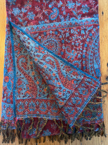 Available to buy now from Emma's Emporium ethical alternative festival fashion, Paisley fleece blanket