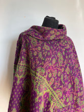 Load image into Gallery viewer, Emma&#39;s Emporium Warm Paisley Collar Poncho

