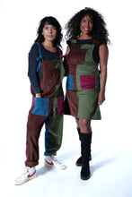 Load image into Gallery viewer, Patch Cord Dungaree Dress
