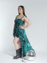 Load image into Gallery viewer, New in! Emma's Emporium tie dye frill summer dress, ethical alternative women's hippie hippy festival fashion.
