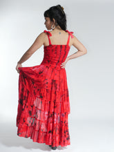 Load image into Gallery viewer, New in! Emma's Emporium tie dye frill summer dress, ethical alternative women's hippie hippy festival fashion.
