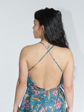 Load image into Gallery viewer, Cotton Floral Summer Scarf Dress
