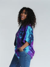 Load image into Gallery viewer, Buy now online from Emma's Emporium, ethical women's fashion, alternative hippy clothing. Tie dye unisex loose fit shirts, plus sized, designed for men and women. Emma's Emporium colourful summer shirt.
