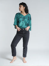 Load image into Gallery viewer, Buy now online from Emma's Emporium, ethical women's fashion, alternative hippy clothing. Tie dye unisex loose fit shirts, plus sized, designed for men and women. Emma's Emporium colourful summer shirt.

