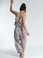 Load image into Gallery viewer, Buy now online! Emma's Emporium relax fit cotton harem genie baggy trouser pant. Floral block print cotton and mixed vibrant colours. Buy Emma's Emporium, slow fashion, ethically sourced, Indian cotton women's summer trouser. Hippie hippy festival alternative clothing.
