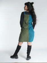 Load image into Gallery viewer, Patch Cord Dungaree Dress
