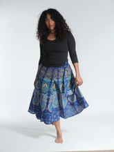 Load image into Gallery viewer, Peacock Wrap Skirt - Medium Length
