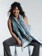 Load image into Gallery viewer, Buy now, shop Emma's Emporium online. Light pure cotton sarong scarf scarves, perfect shawl, wrap, thro or cover; featuring delicate floral prints in mixed colours. Shop Emma's Emporium slow fashion, hippie hippy boho festival women's clothing and accessories. unisex hippie clothing and apparel. 
