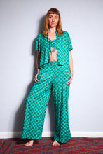 Load image into Gallery viewer, Emma&#39;s Emporium Pleat Trouser - Clover Print
