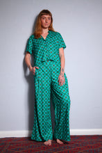 Load image into Gallery viewer, Emma&#39;s Emporium Pleat Trouser - Clover Print

