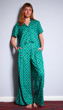 Load image into Gallery viewer, Emma&#39;s Emporium Pleat Trouser - Clover Print

