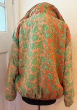 Load image into Gallery viewer, Sari Fleece lined Bomber Jacket - Paisley
